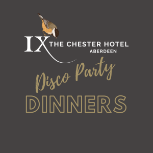 Chester Hotel disco party dinners