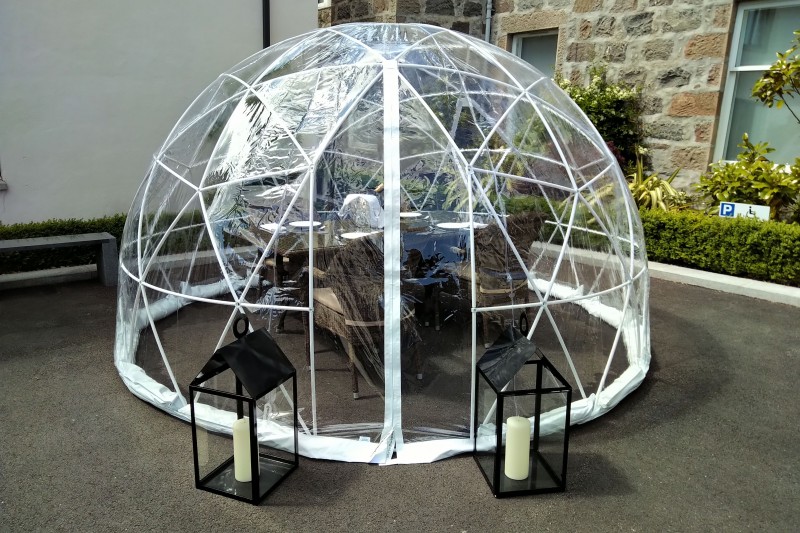 Transparent Igloo and A Marquee With A View - Our Outdoor Reopening Plans Image